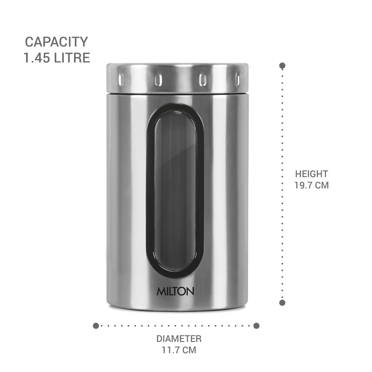 Steel Crispy Jar 1500 - Image 6